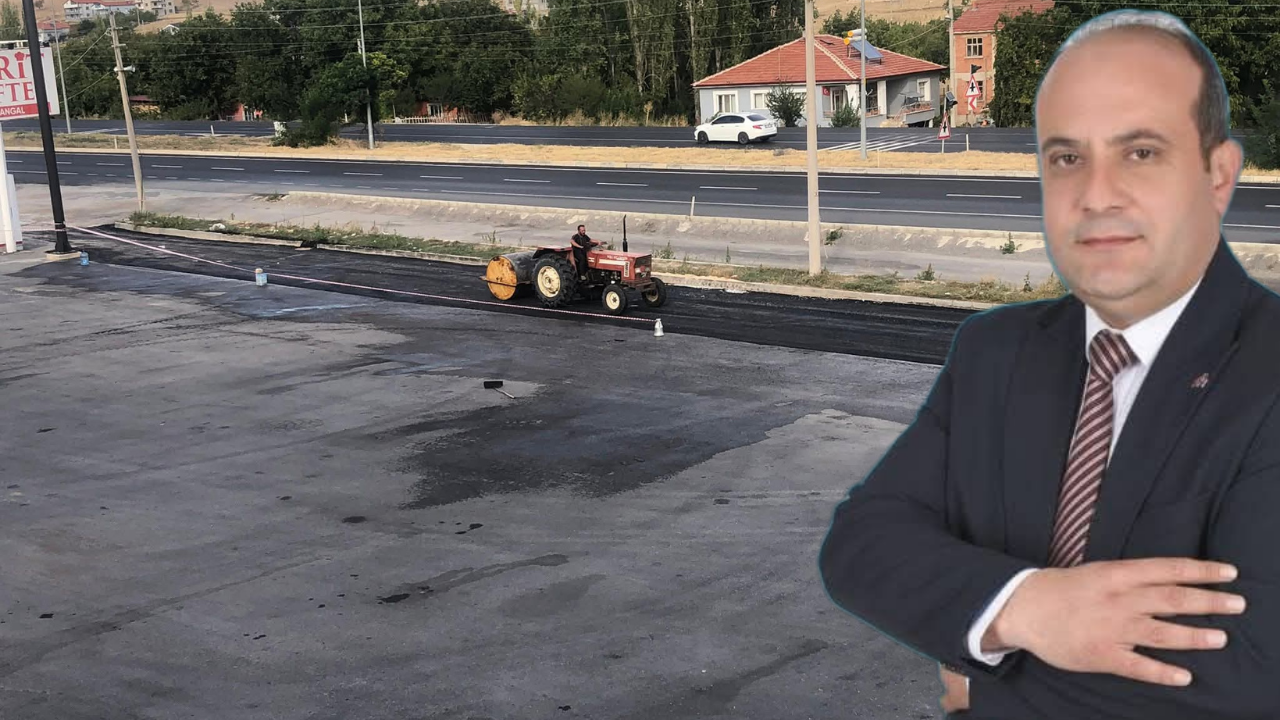 Bolvadin'in Dişli Kasabası'nda Asfaltlama İşlemi Sürüyor