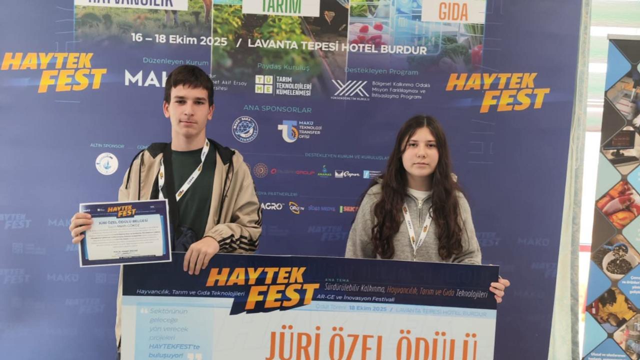 Afyonkarahisarlı Minik Mucitlerden HAYTEKFEST’te Büyük Başarı