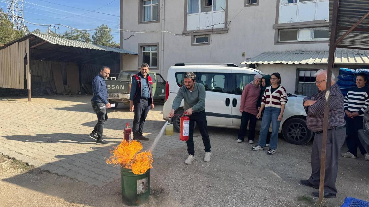 Sultandağı'nda Gerçek Gibi Tatbikat Yaptılar