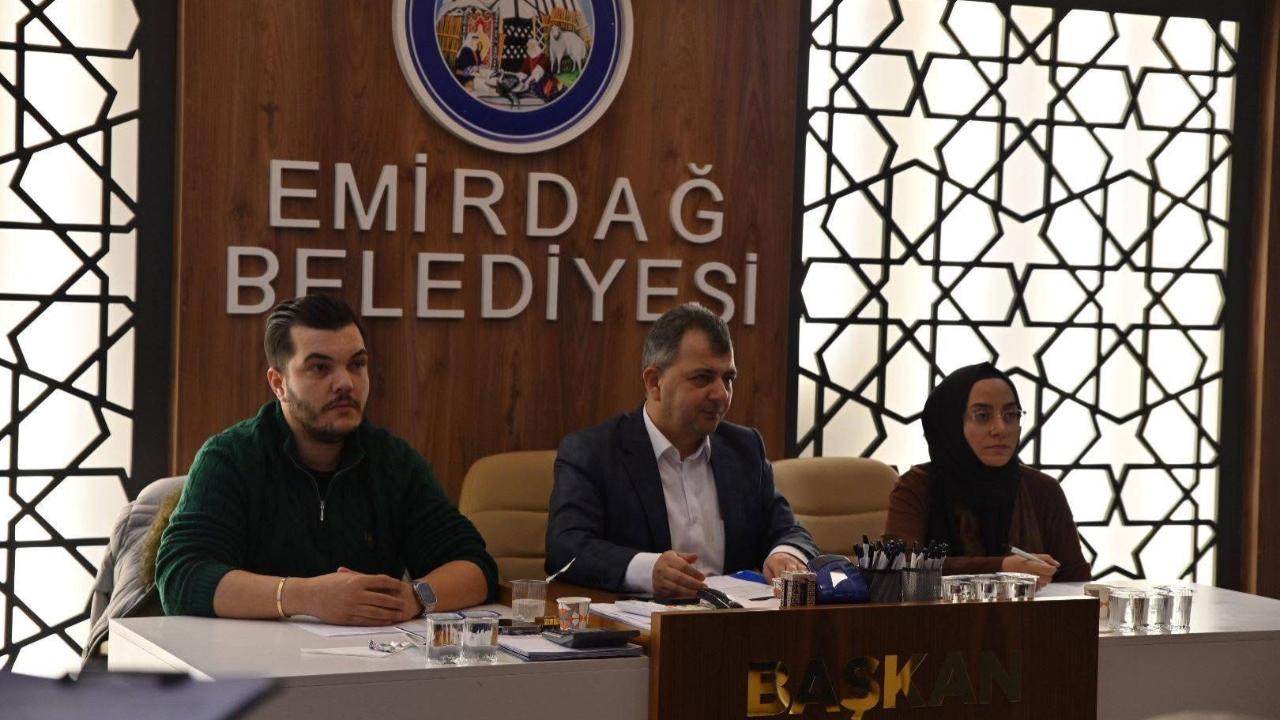 Emirdağ Belediyesinde 2026 Yatırımları Masaya Alındı