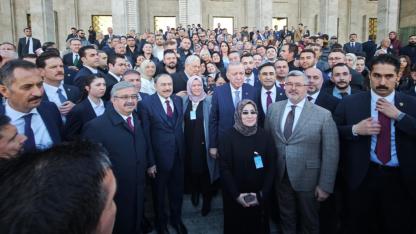 Afyonkarahisar Heyeti Cumhurbaşkanı Erdoğan’la TBMM’de Bir Araya Geldi