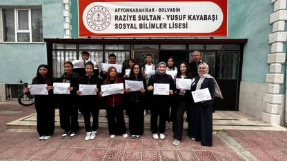 Bolvadin’in Eğitim Gururu Sahneye Çıktı: RSYK Avrupa Kalite Etiketi Aldı