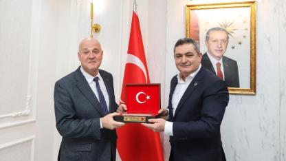 Çobanlar Belediye Başkanı Ali Altuntaş, İl Kültür ve Turizm Müdürü Yusuf Altın’ı Ağırladı