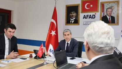 Vali Aktaş’tan Afad’a Ziyaret
