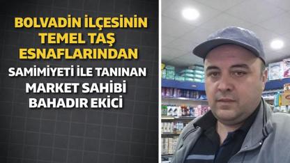 Bolvadin İlçesinin Temel Taş Esnaflarından Samimiyeti İle Tanınan Market Sahibi Bahadır Ekici
