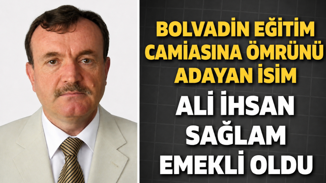 Bolvadin Eğitim Camiasına Ömrünü Adayan İsim Ali İhsan Sağlam Emekli Oldu