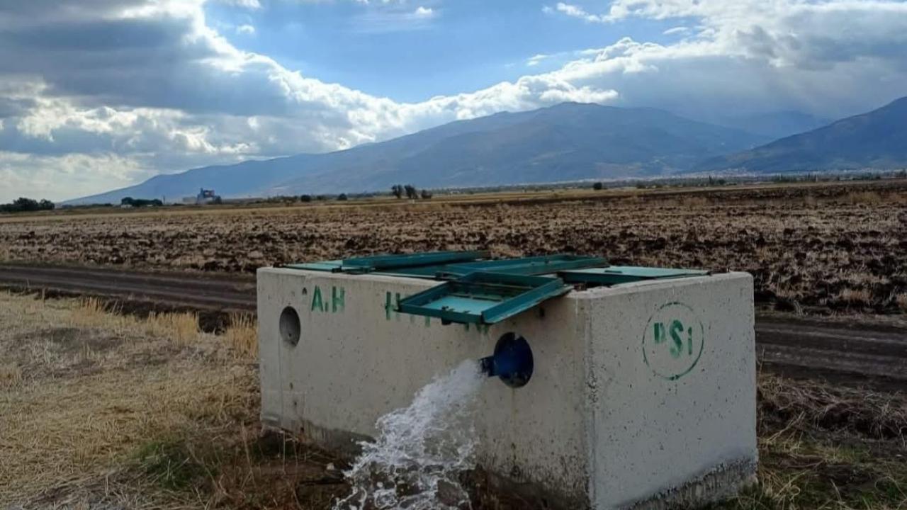 Çay Barajı’nda Sulama Sezonu Başladı