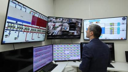 Vali Aktaş Sandıklı Jeotermal A.Ş. Isı Dağıtım Merkezini İnceledi