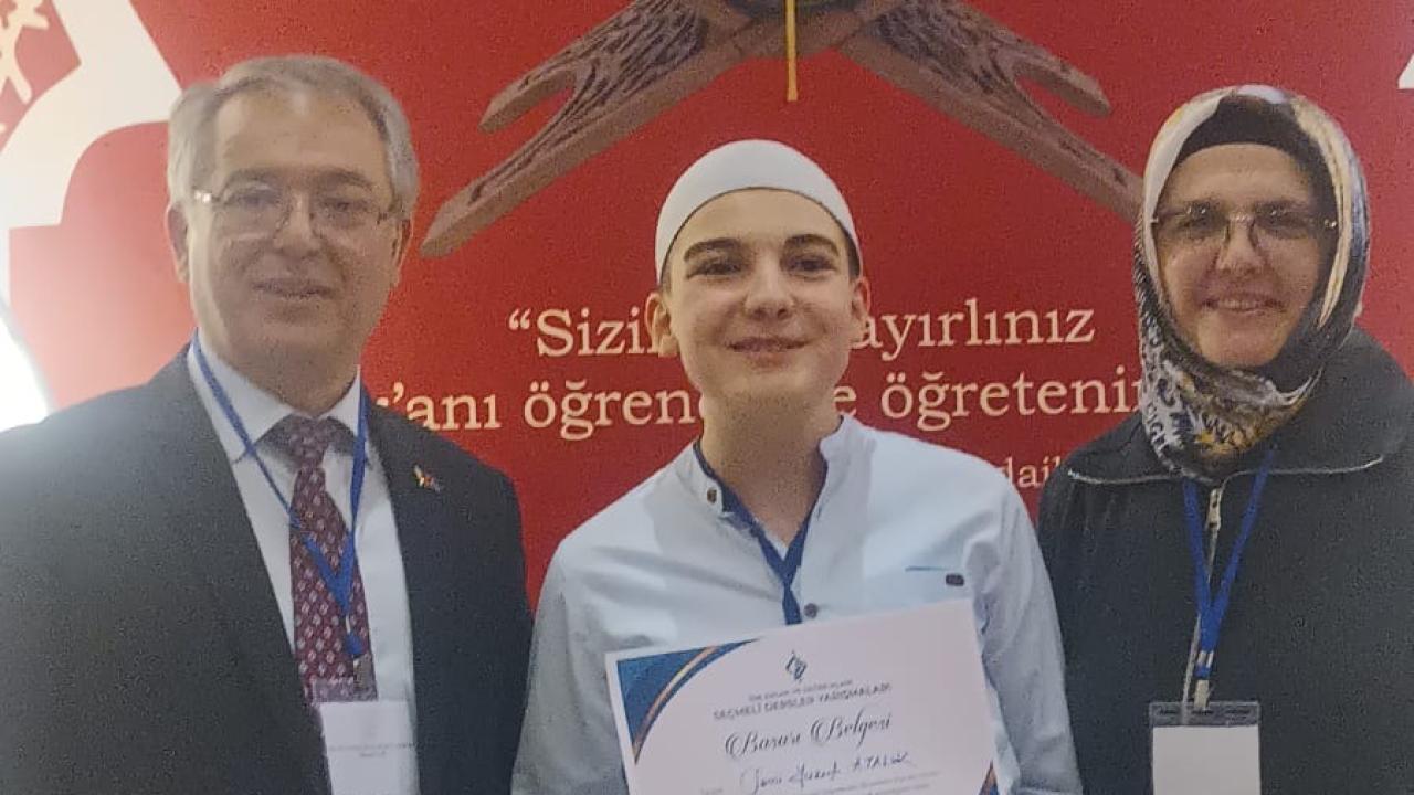 Afyonkarahisar’ın Kur’an Bülbüllerinden Bölgesel Başarı