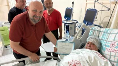 Başkan Nurbaş Bölgede Örnek Oldu “Sen Benim Gönlümü Aldın Rabbimde Senin Gönlünü Alsın Yasin Oğlum”