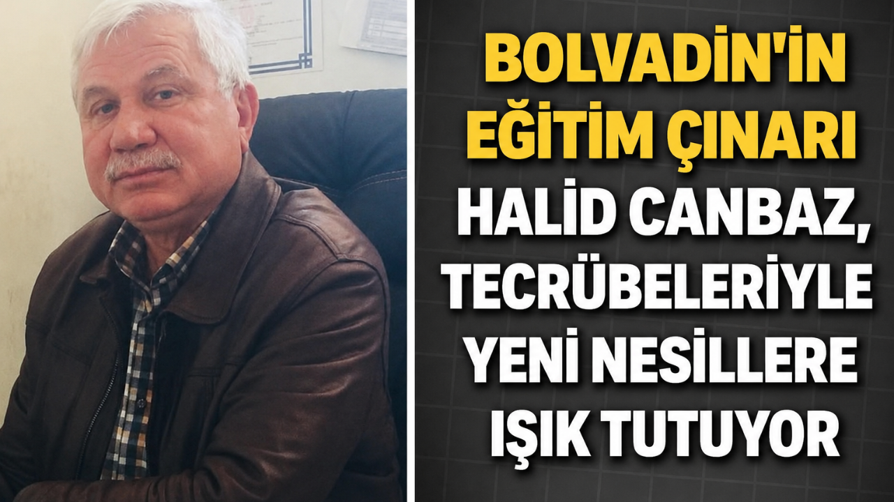 Bolvadin’in Eğitim Çınarı Halid Canbaz Tecrübeleriyle Yeni Nesillere Işık Tutuyor