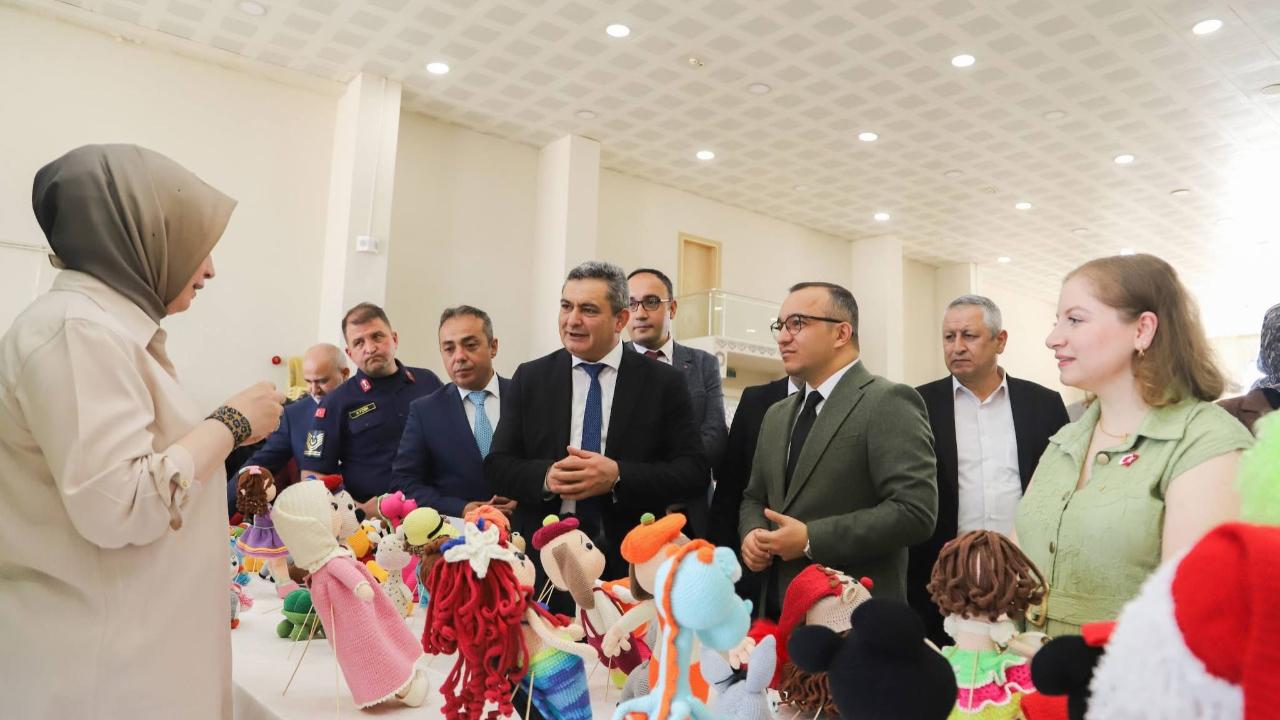 Çobanlar’da El Emeği Ürünler Görücüye Çıktı