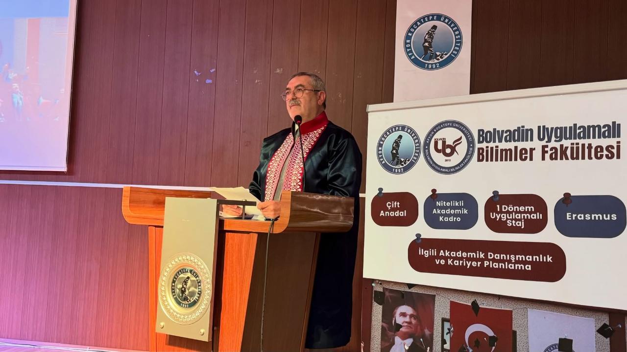 Prof. Dr. Fişne: “Bolvadin’den Ülkemizin Geleceğine Yön Verecek Gençler Mezun Oluyor”