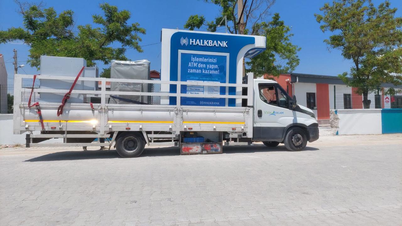 Döğer’e Yeni Halkbankası ATM’si Hizmete Girdi