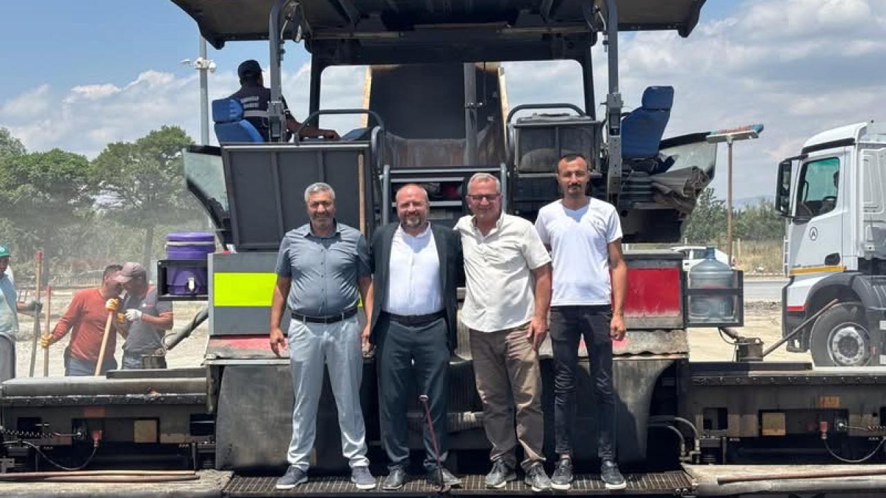 Sultandağı Sanayi Bölgesi’nde Sıcak Asfalt Mesaisi Başladı